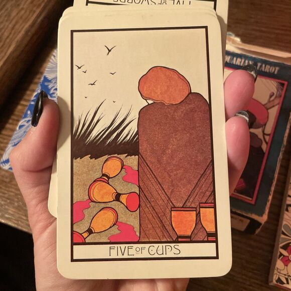 Vintage 1970 The Fool Aquarian Tarot Cards 78 Piece Complete Set Cards - Picture 8 of 8